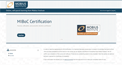 Desktop Screenshot of mobiuslearningzone.com
