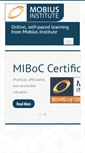Mobile Screenshot of mobiuslearningzone.com